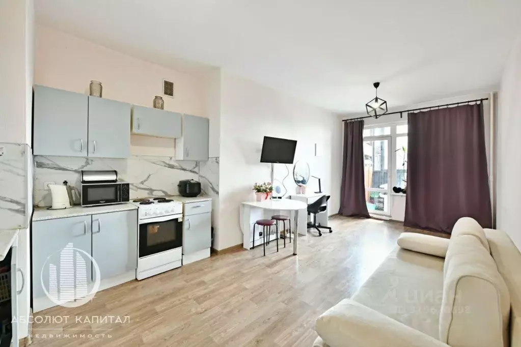 1-к кв. Московская область, Мытищи ул. Академика Каргина, 36Б (30.6 м) - Фото 0