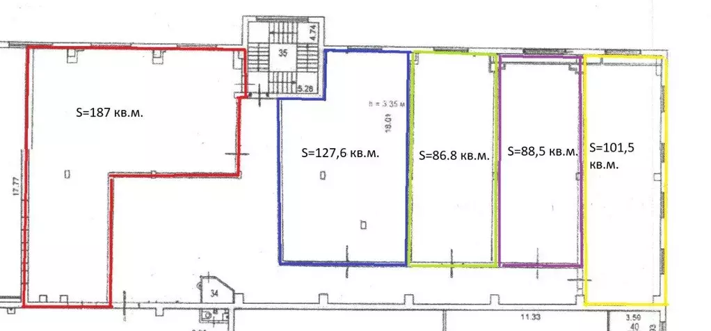 Помещение свободного назначения в Москва ул. Мастеркова, 4 (452 м) - Фото 2