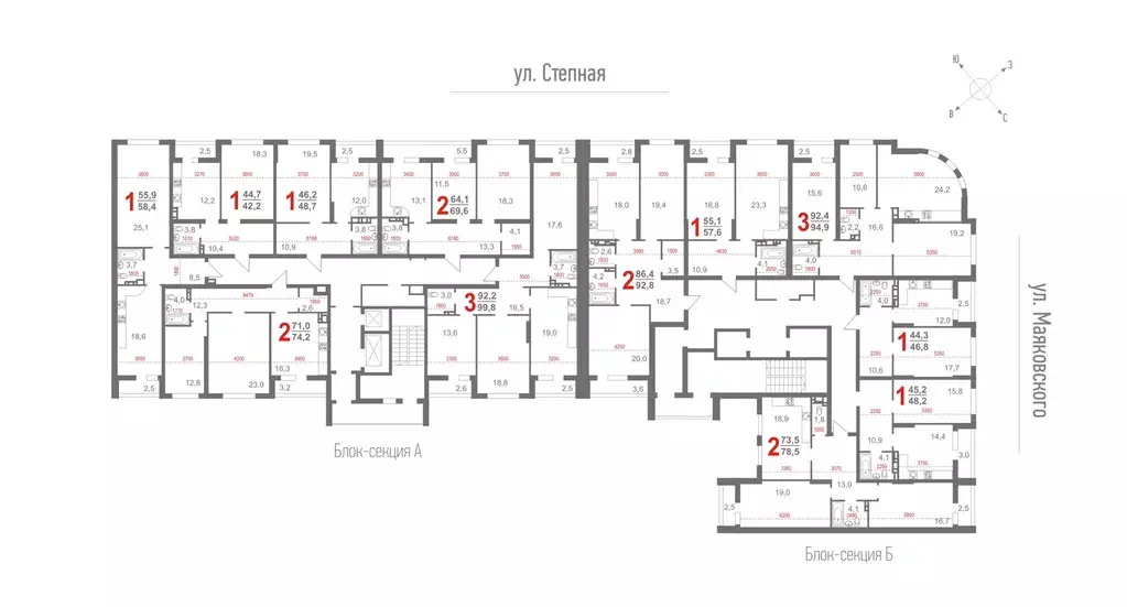 Продаётся 2-к квартира, 92.8 м - Фото 0