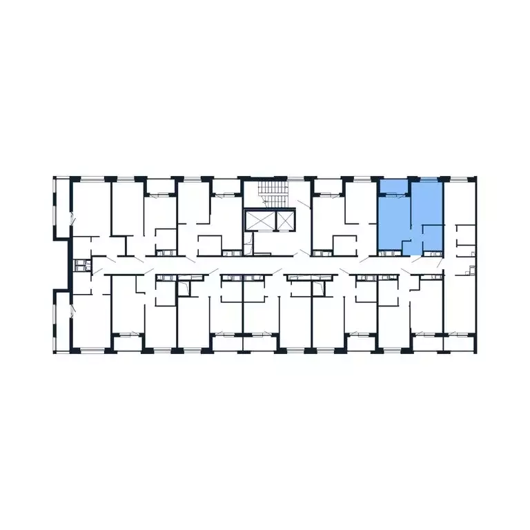 1-комнатная квартира: город Новоселье, Центральная улица, 30к1 (31.7 ... - Фото 2
