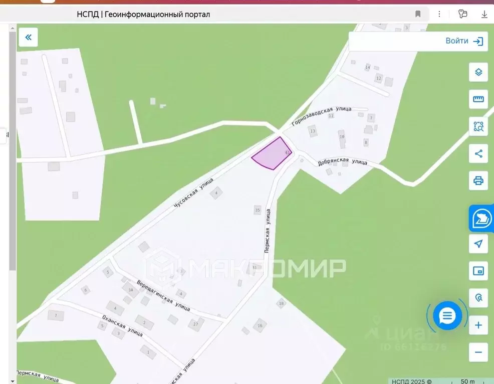Участок в Пермский край, д. Большакино ул. Пермская, 41 (17.0 сот.) - Фото 1