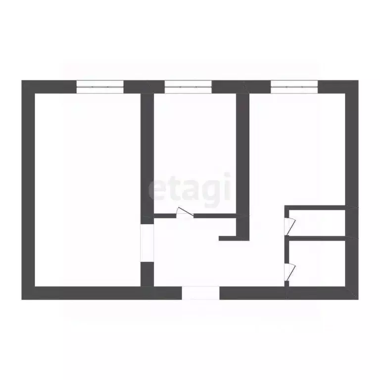 2-к кв. Бурятия, Улан-Удэ ул. Революции 1905 года, 32А (44.0 м) - Фото 2