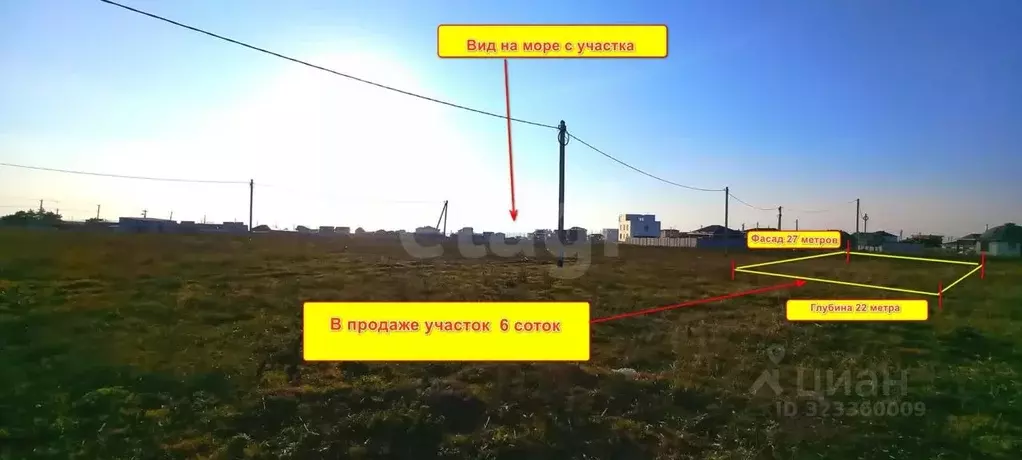 Участок в Краснодарский край, Анапа муниципальный округ, пос. Верхнее ... - Фото 1