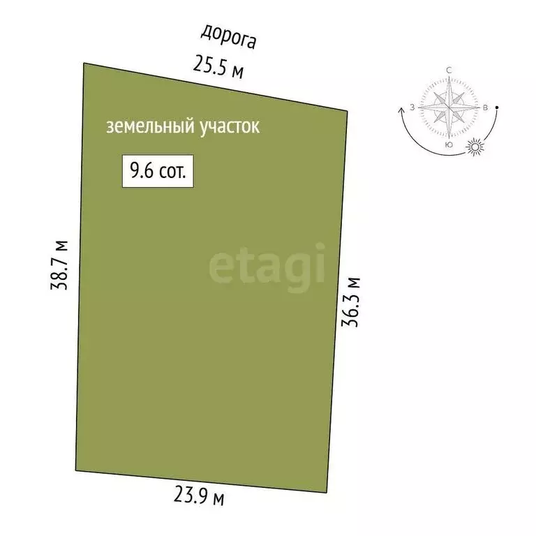 Участок в Якутск, микрорайон Марха, Зернистый переулок (9.59 м) - Фото 0