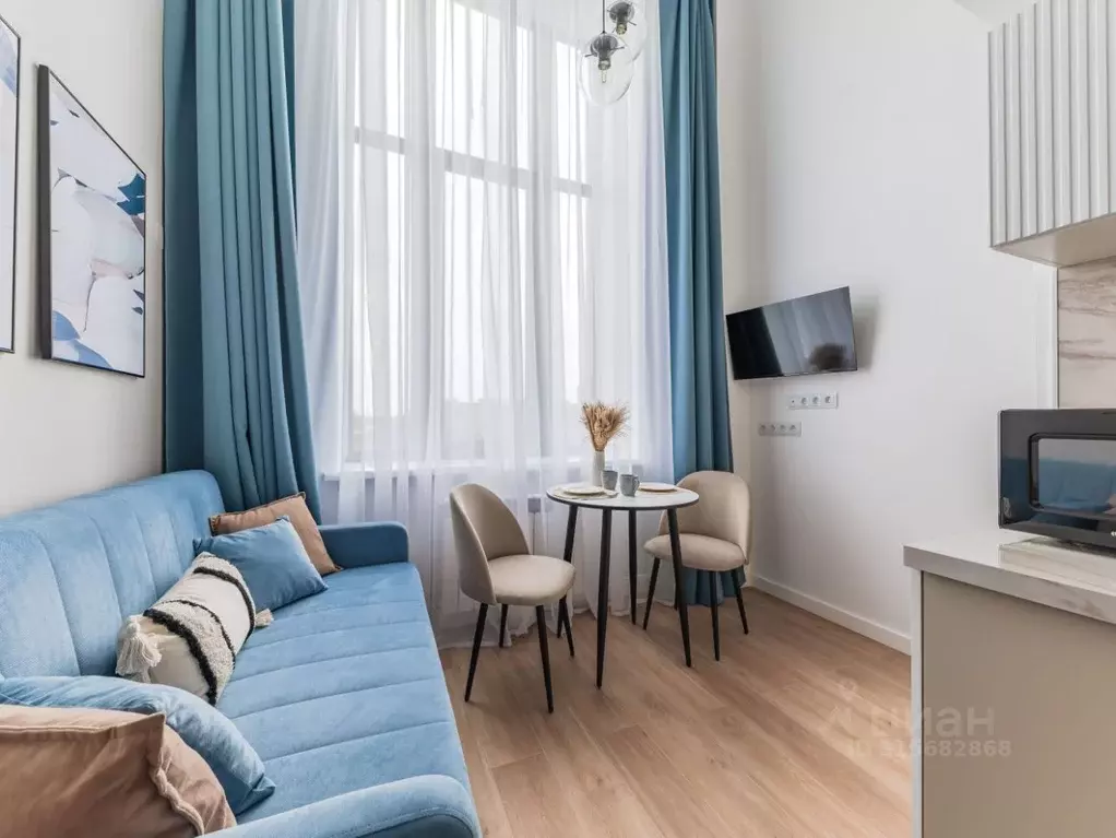 Студия Санкт-Петербург ул. Отважных, 10 (29.0 м) - Фото 1