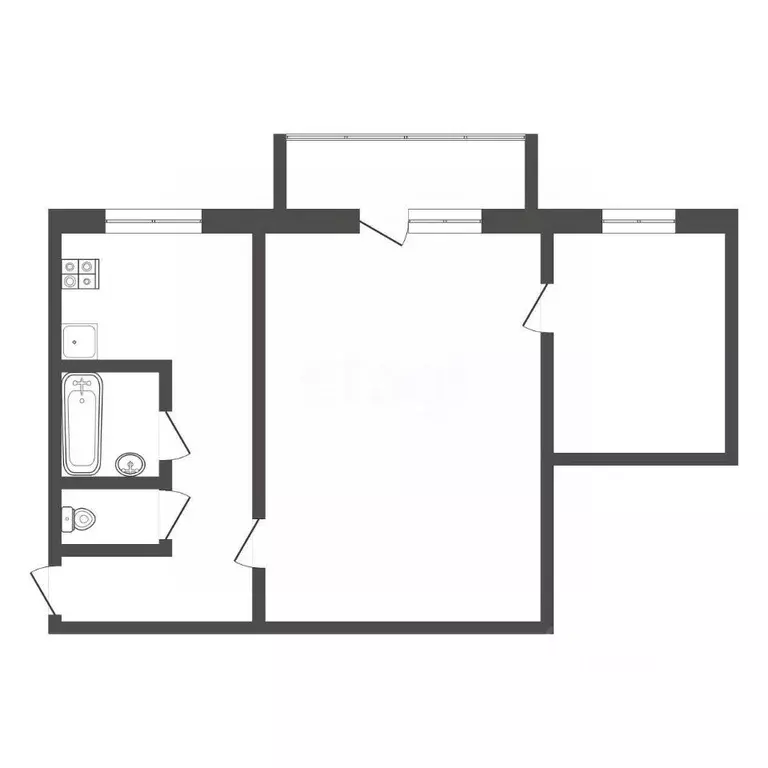 2-к кв. Тульская область, Богородицк Западный мкр, 7 (38.8 м) - Фото 2
