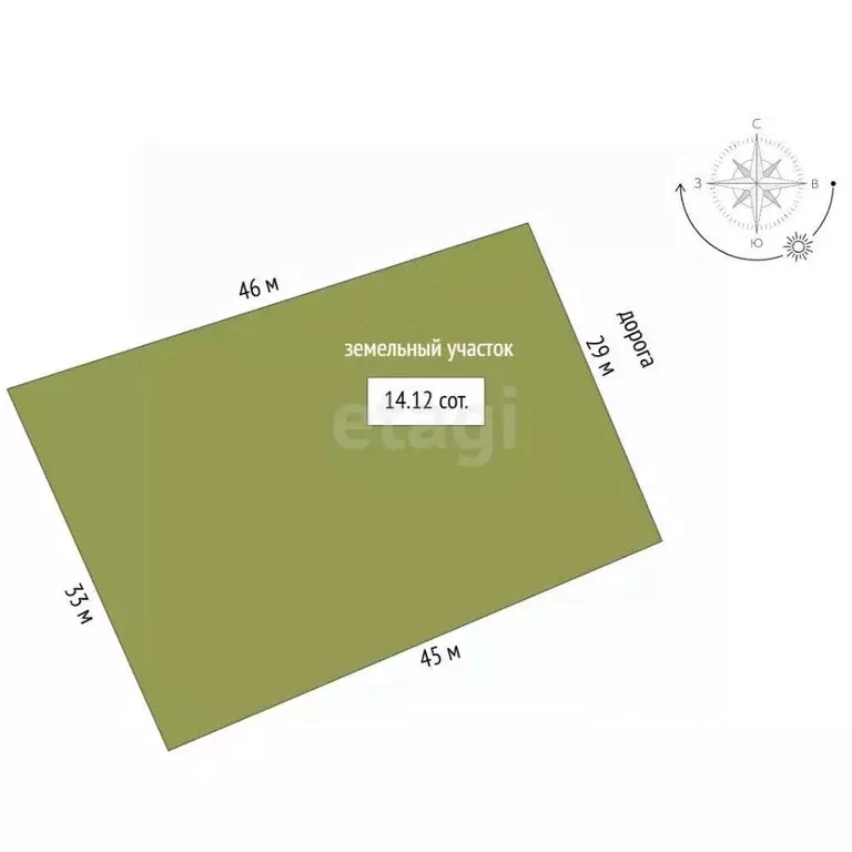 Участок в Москва Тимуркино ТСН, 62 (14.12 сот.) - Фото 1