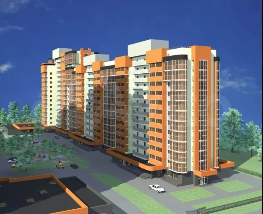 1-к. квартира, 49,1 м, 4/16 эт. - Фото 0