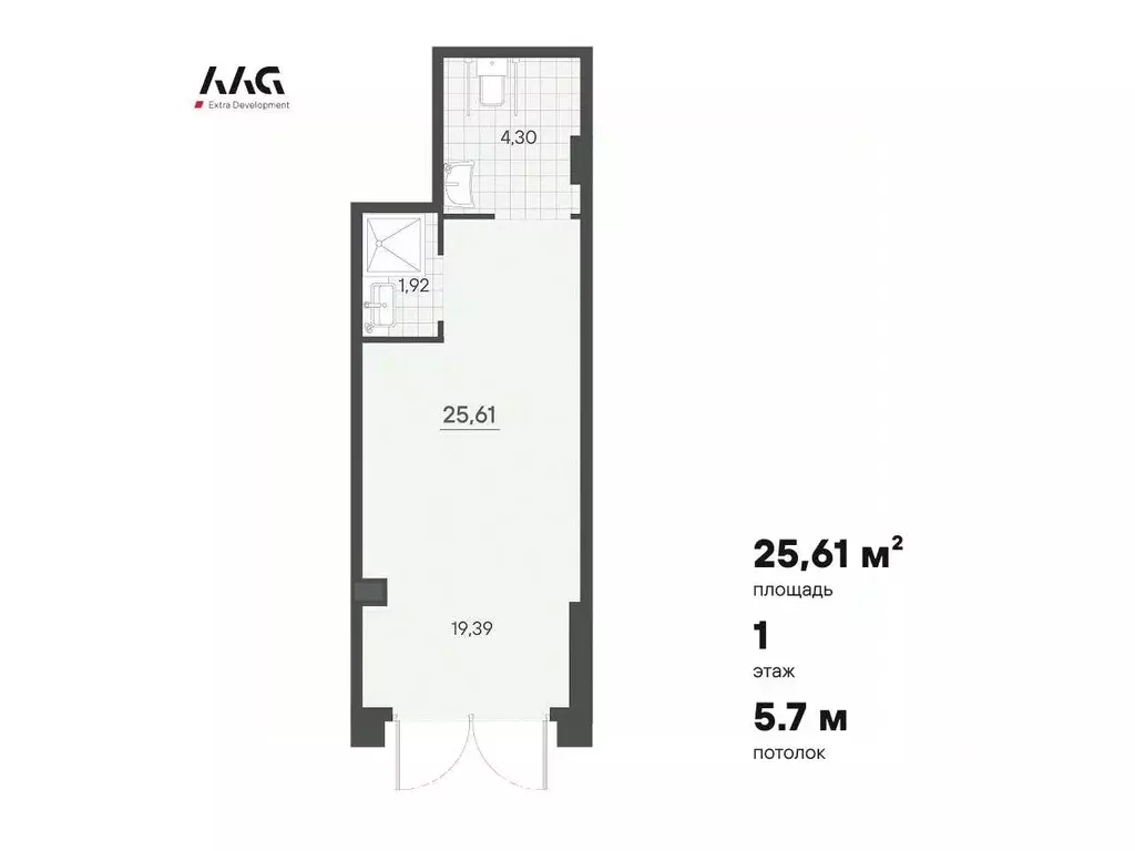 Офис в Санкт-Петербург Магнитогорская ул., 11с1 (26 м) - Фото 1