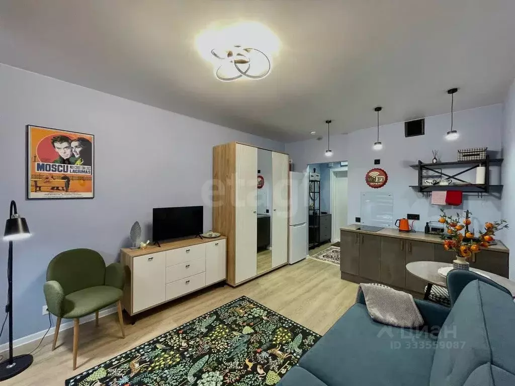 Студия Москва ул. Усадебный Парк, 7к1 (19.9 м) - Фото 1