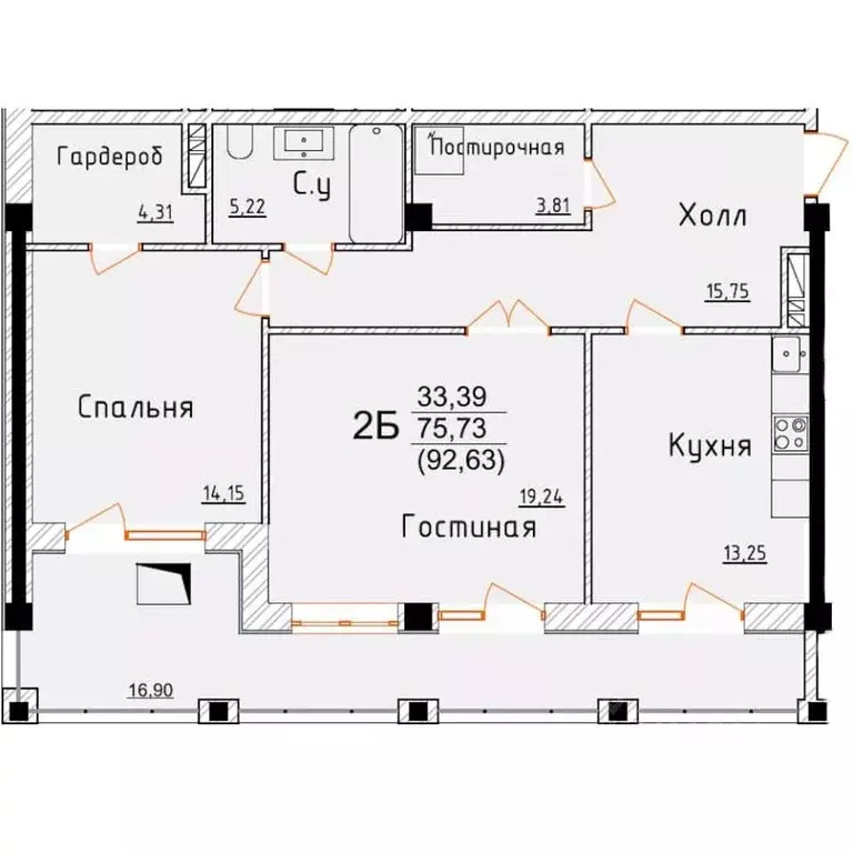 2-к кв. Дагестан, Дербент ул. Графа Воронцова, 80 (92.63 м) - Фото 0