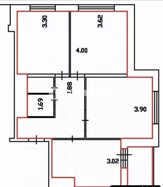 3-к кв. Московская область, Одинцово ул. Кутузовская, 12 (72.0 м) - Фото 2