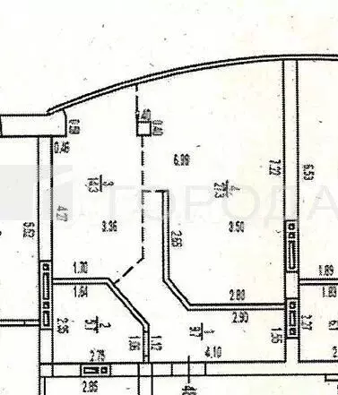 2-комнатная квартира: Барнаул, Партизанская улица, 76 (57 м) - Фото 0