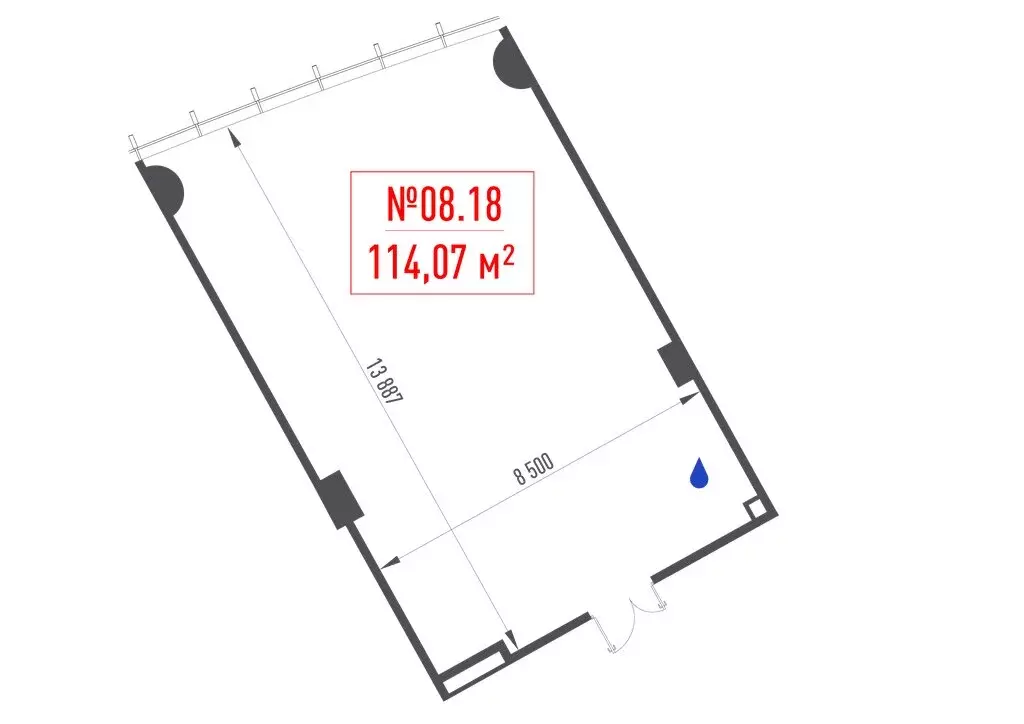 Офис (114.07 м) - Фото 1