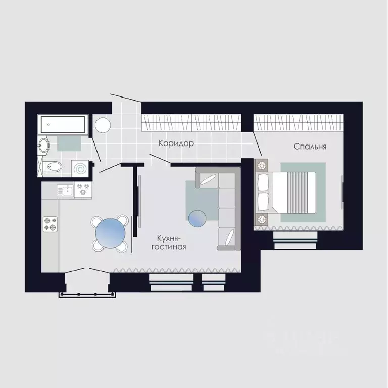 2-к кв. Оренбургская область, Оренбургский район, пос. Пригородный, ... - Фото 1