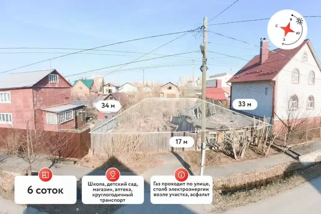 Участок в Тюменская область, Тюмень Инженерная ул. (6.0 сот.) - Фото 1
