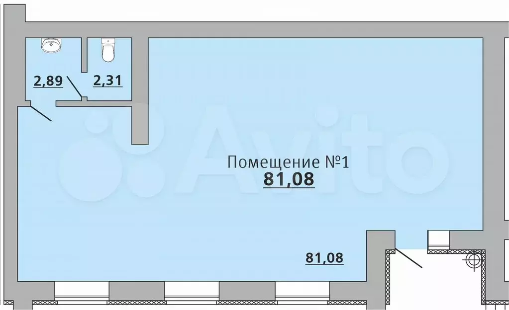 Свободного назначения, 81.08 м - Фото 0