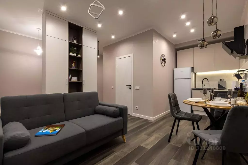 Студия Санкт-Петербург Тележная ул., 29Г (32.0 м) - Фото 1