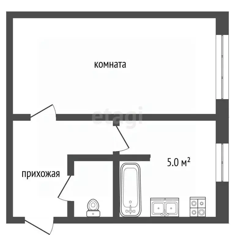 1-к кв. Московская область, Серпухов ул. Возрождения, 19 (32.0 м) - Фото 2
