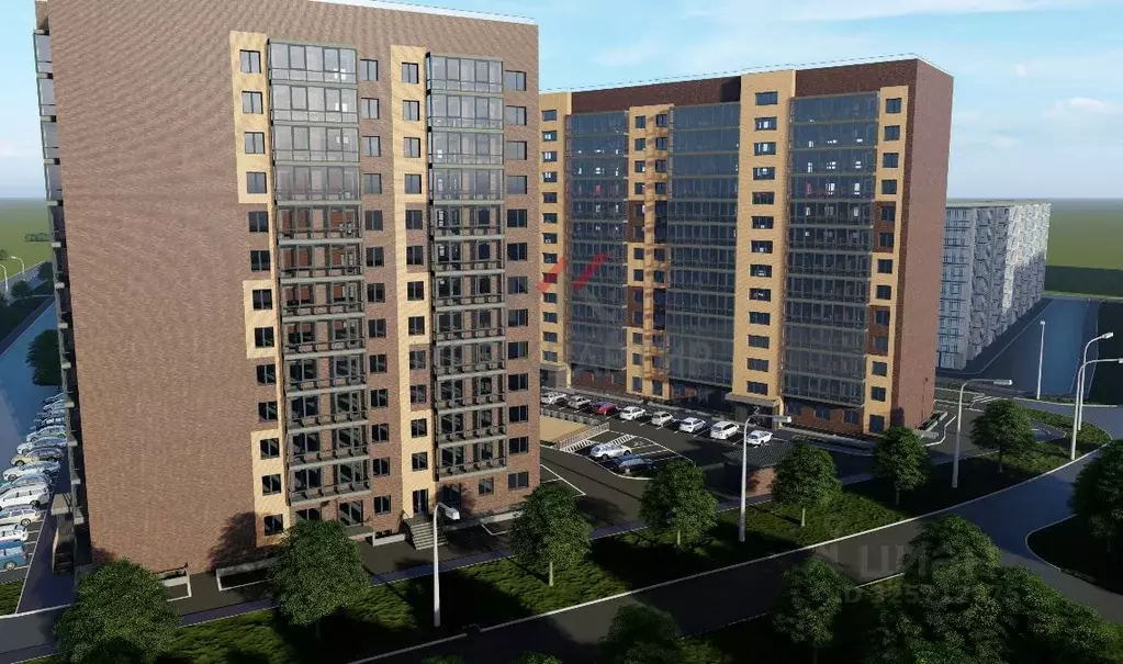 1-к кв. Хакасия, Абакан Арбан мкр, Новый Бульвар жилой комплекс (39.96 ... - Фото 1