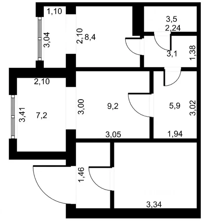 1-к кв. Тюменская область, Тюмень Одесская ул., 18а (40.6 м) - Фото 1