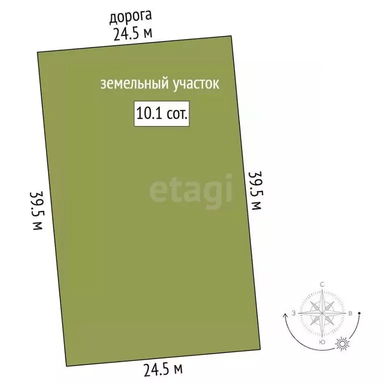 Участок в Костромская область, Кострома  (10.09 сот.) - Фото 1
