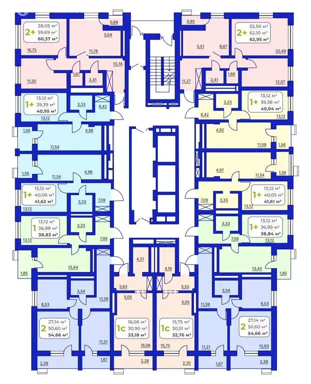 2-комнатная квартира: Уфа, Крестьянская улица, 33 (60.37 м) - Фото 2