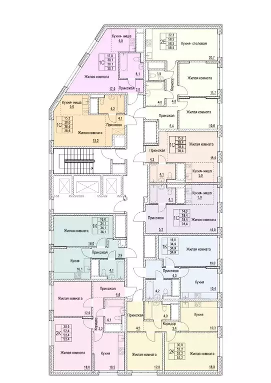 1-к кв. Московская область, Мытищи Медицинская ул., 11 (30.1 м) - Фото 1