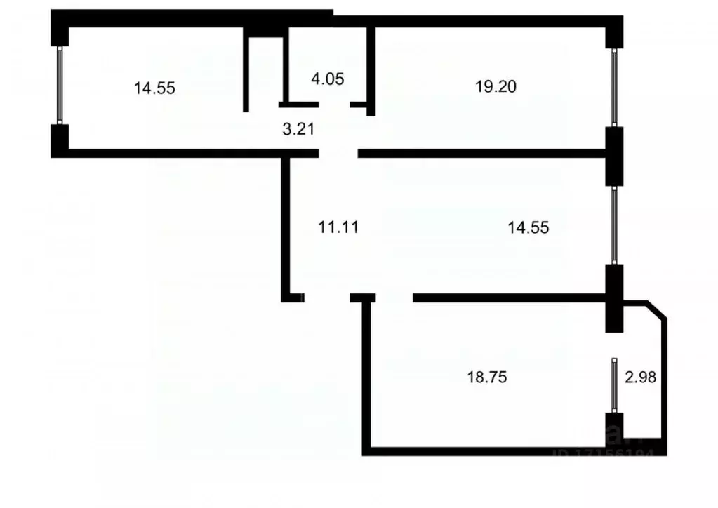 3-к кв. Тюменская область, Тюмень ул. Павла Шарова, 7 (86.0 м) - Фото 1