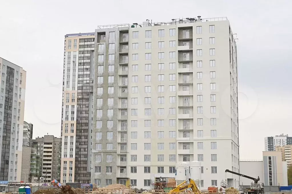 2-к. квартира, 63,8 м, 13/14 эт. - Фото 1
