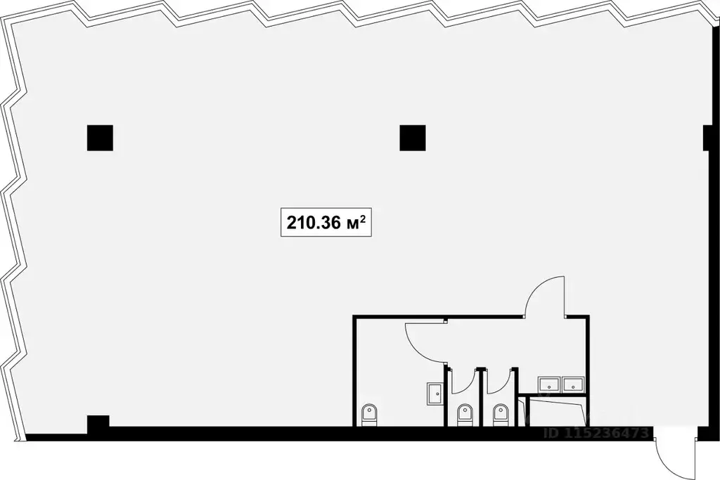 Офис в Москва проезд 17-й Марьиной рощи, 6 (210 м) - Фото 1