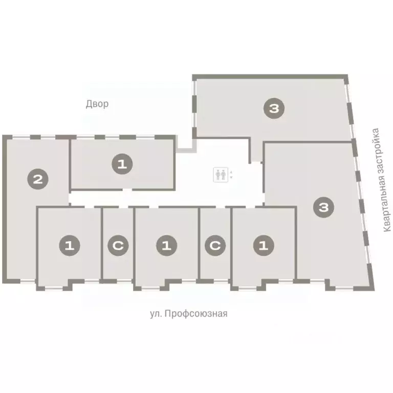 1-к кв. Тюменская область, Тюмень Речной Порт жилой комплекс (50.6 м) - Фото 2