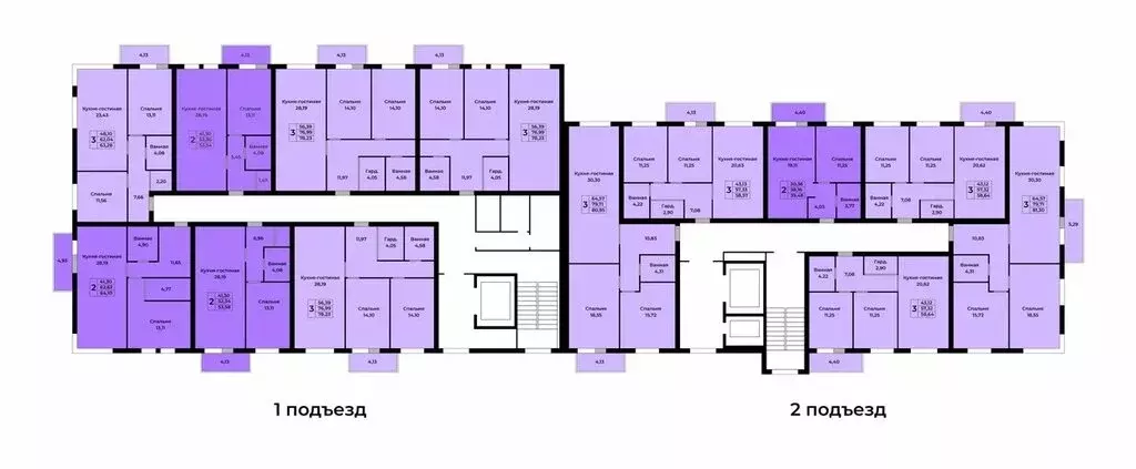 2-комнатная квартира: Оренбург, Липовая улица, 13 (53.4 м) - Фото 0