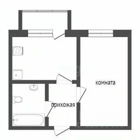 1-к кв. Воронежская область, Воронеж Острогожская ул., 170/10 (36.7 м) - Фото 0