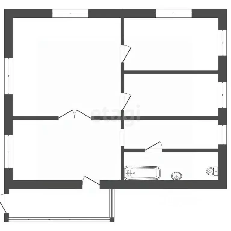 Дом в Челябинская область, Увельский муниципальный округ, д. Копанцево ... - Фото 2