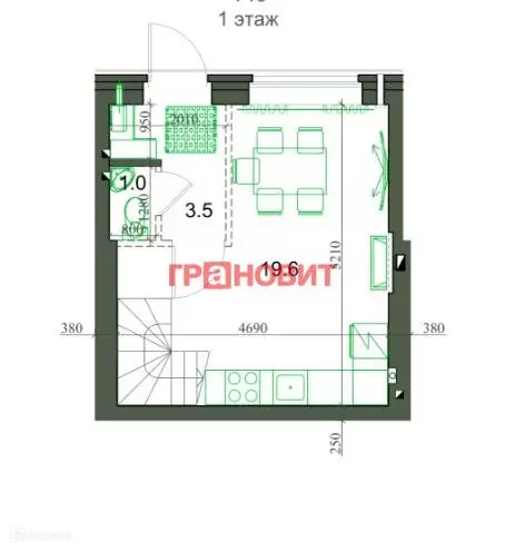 Продаётся 2-к квартира, 46 м - Фото 1