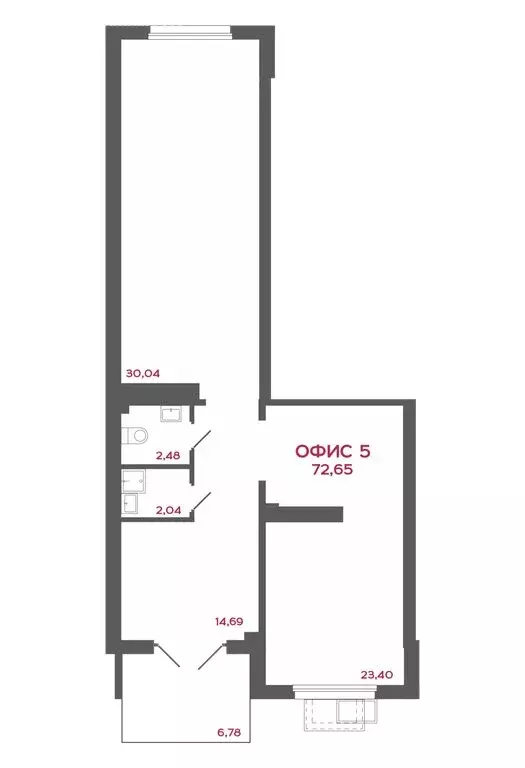 Торговая площадь (72.65 м) - Фото 2