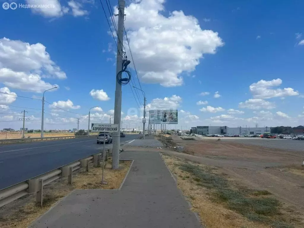 Участок в Астрахань, Аэропортовское шоссе (24 м) - Фото 1