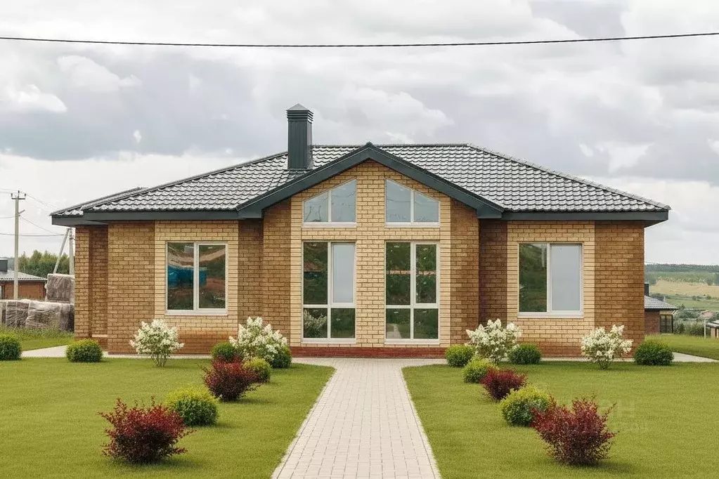 Дом в Татарстан, Зеленодольский район, Большекургузинское с/пос, Ягода ... - Фото 1