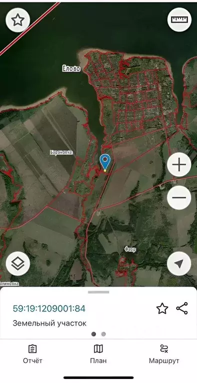 Участок в Пермский край, с. Елово ул. Речная, 30 (12.0 сот.) - Фото 2