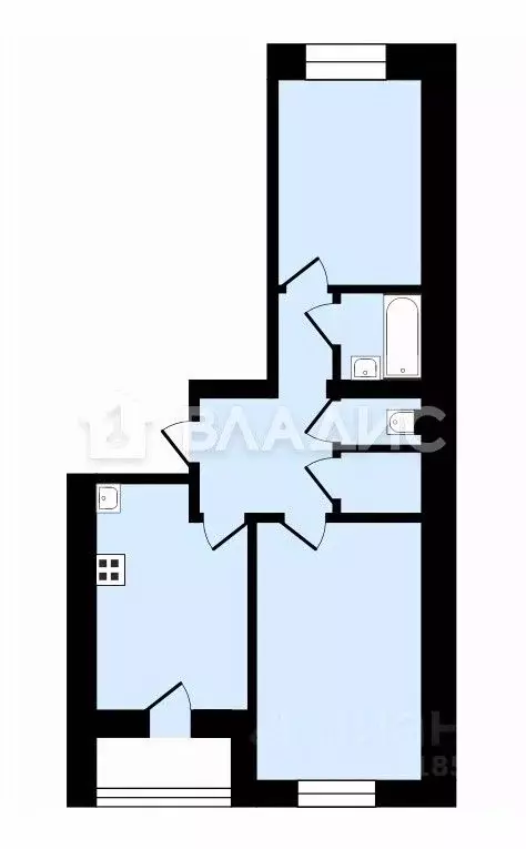 2-к кв. Владимирская область, Владимир ул. Новгородская, 1 (60.0 м) - Фото 2