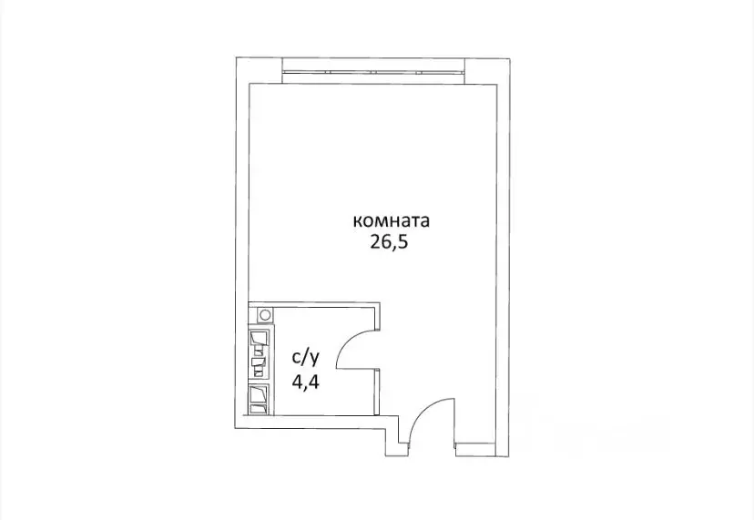1-к кв. Москва Шелепихинская наб., 34к4 (32.0 м) - Фото 2