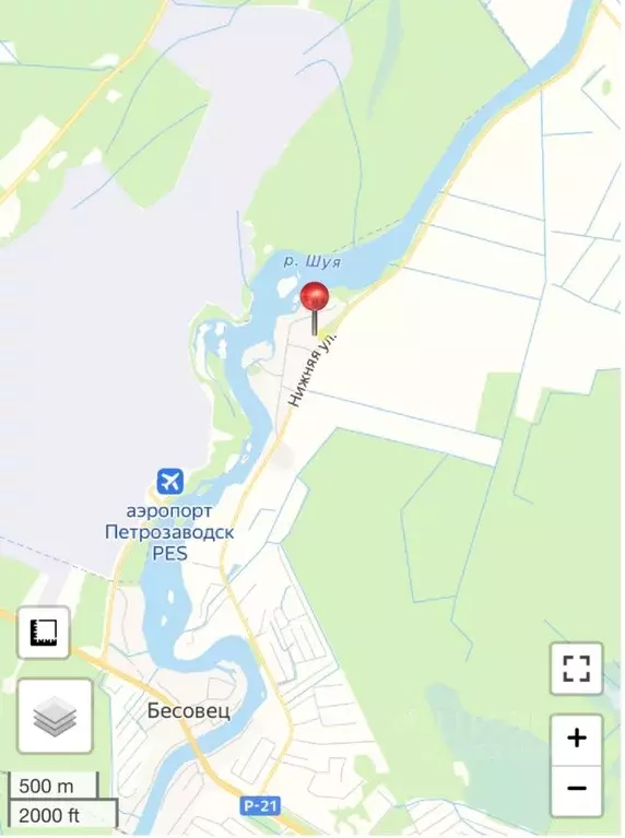 Участок в Карелия, Прионежский район, Шуйское с/пос, д. Бесовец ул. ... - Фото 1