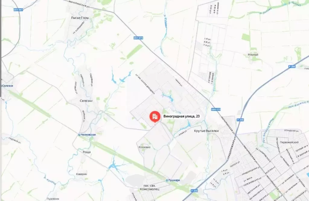 Участок в Тамбовская область, Тамбов ул. Виноградная, 23 (7.5 сот.) - Фото 1