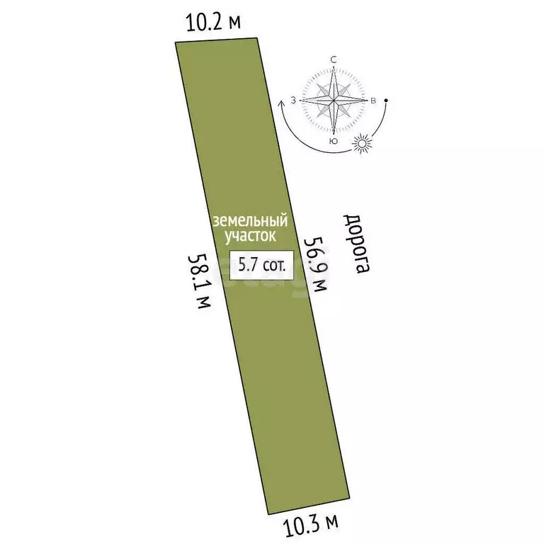 Участок в Исетское, улица Матросова (5.5 м) - Фото 0