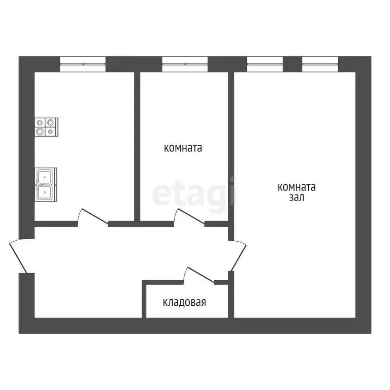 Дом в Клин, Самодеятельная улица (54.6 м) - Фото 1