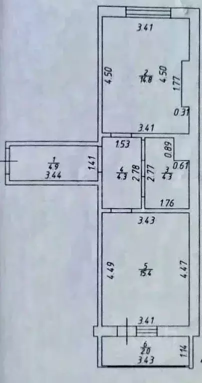 1-к кв. Татарстан, Казань ул. Натана Рахлина, 7 (45.4 м) - Фото 1