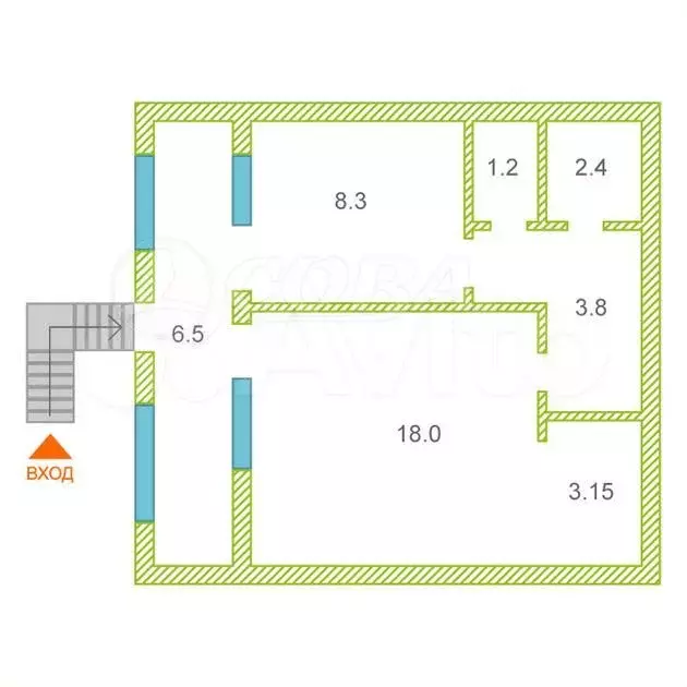 Продам помещение свободного назначения, 40.2 м - Фото 0