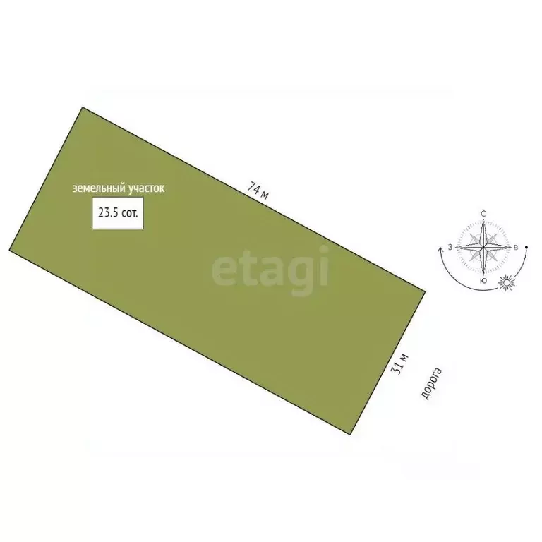 Участок в Ярославская область, Ярославский муниципальный округ, д. ... - Фото 2