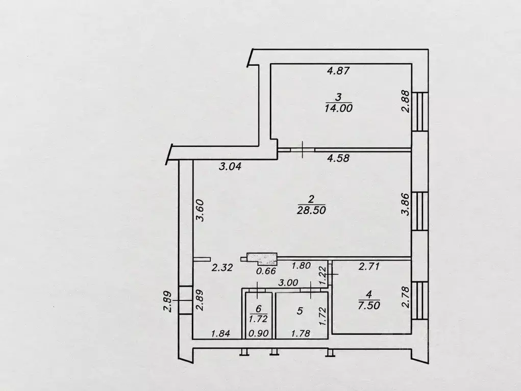 2-к кв. Чувашия, Чебоксары просп. Ленина, 25 (62.8 м) - Фото 2